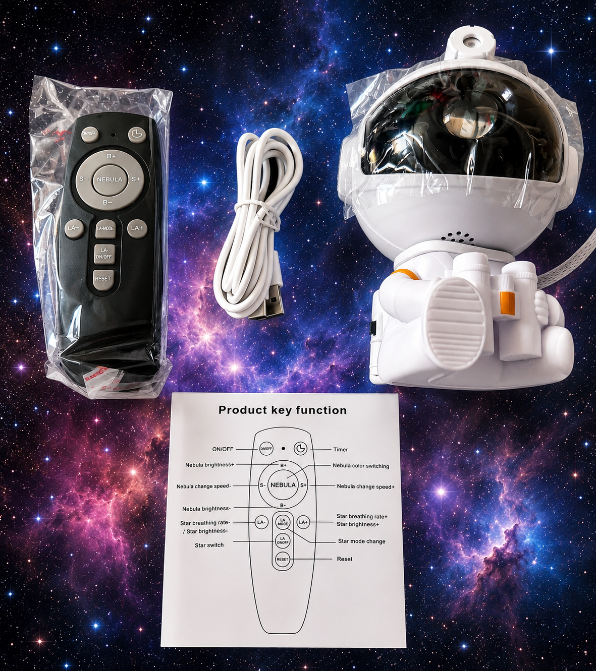 Astronaut nebula projector 