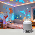 Ocean Projector for Kids' Room - Transform Your Space with Vibrant Marine Life Projections and Soft Lighting