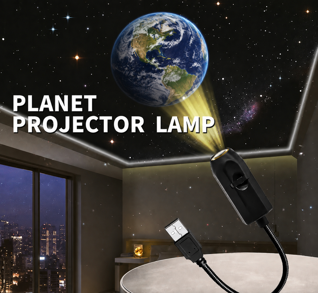 Planet projector with 16 slides