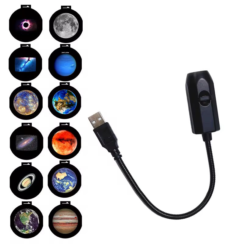 Planet projector with 16 slides