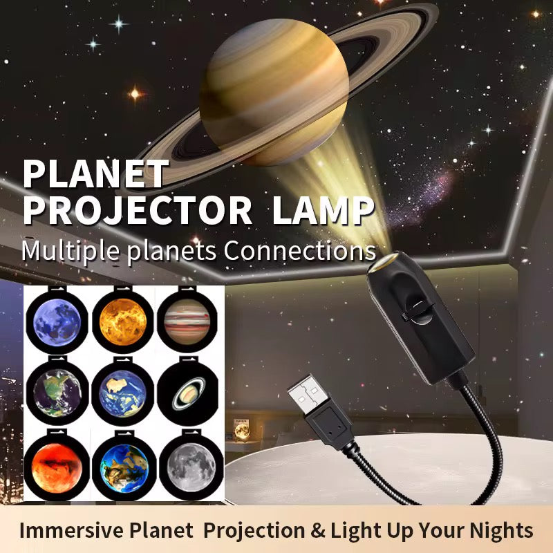 Planet projector with 16 slides