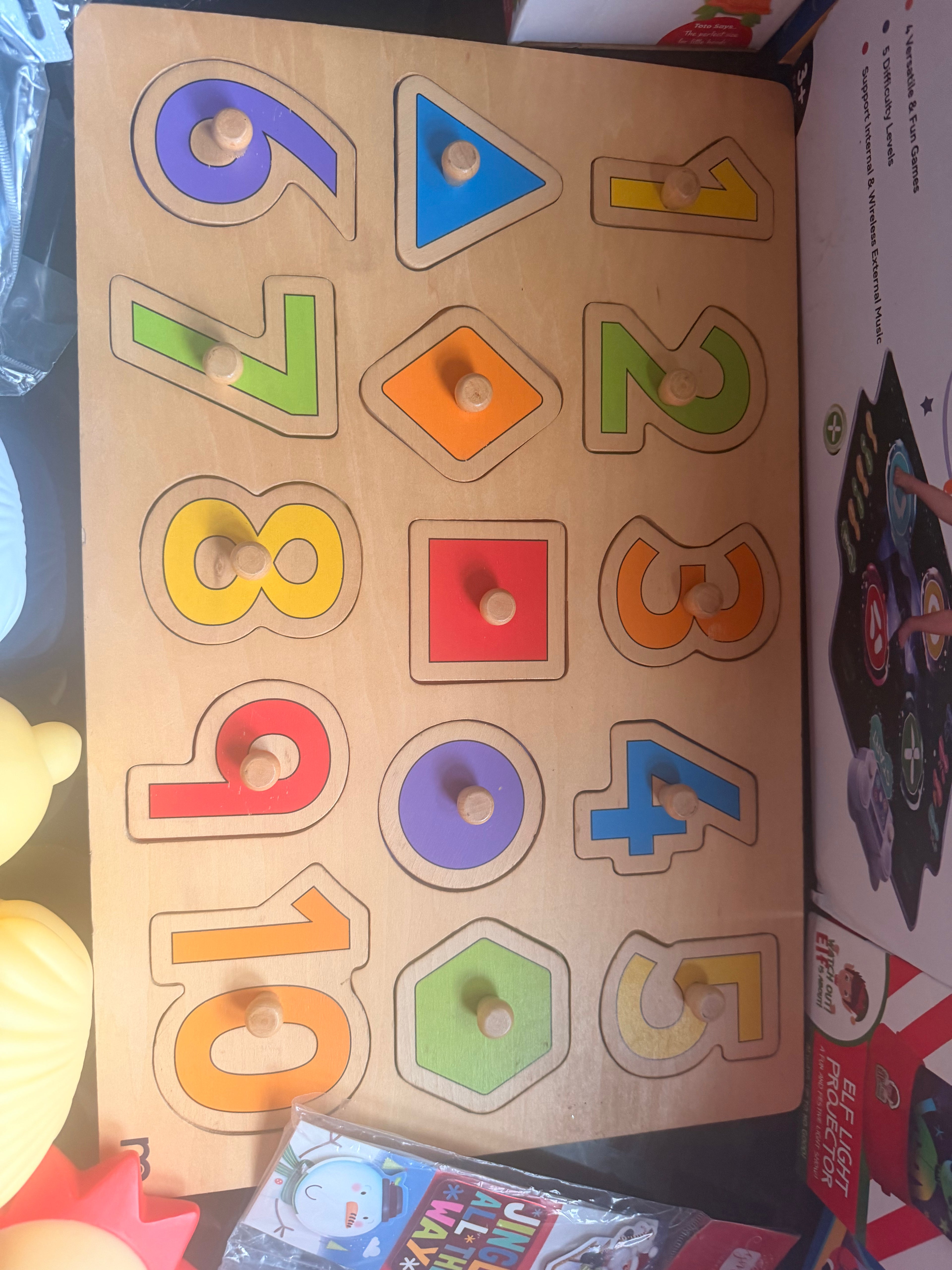 Numbers and shapes puzzle